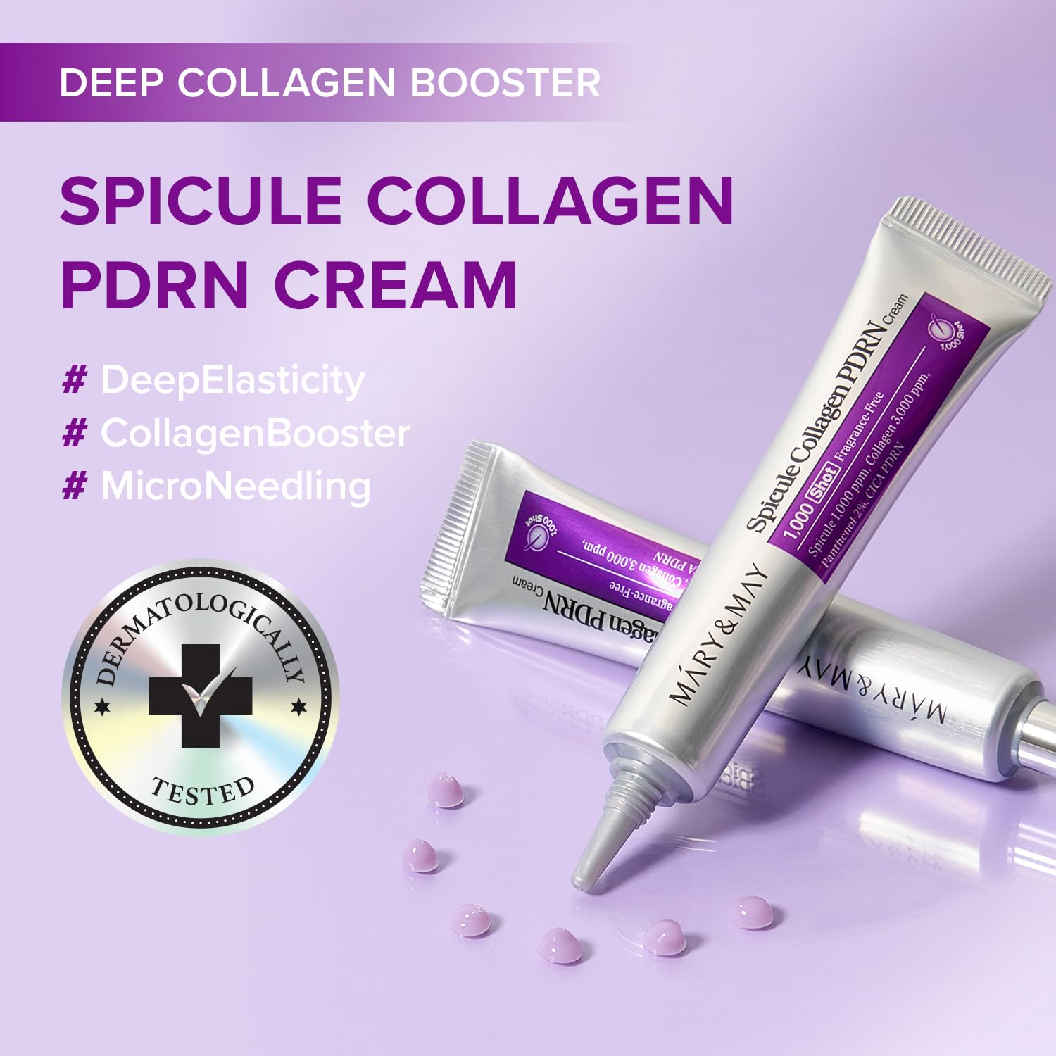 MARY & MAY Spicule Collagen PDRN Cream 3 skincare-kbeauty-glowtime-mary and may spicule collagen Pdrn cream