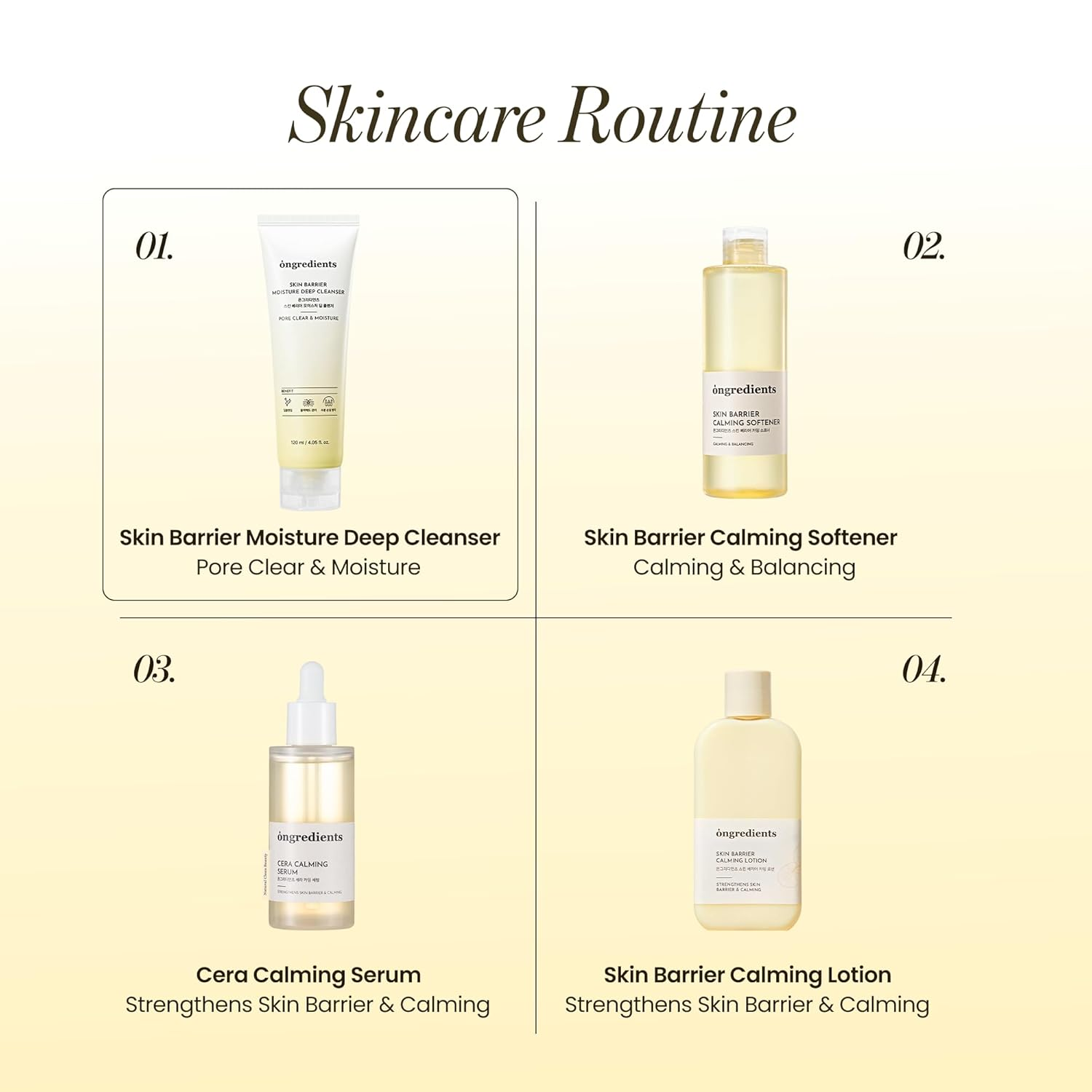 ONGREDIENTS Skin Barrier Moisture Deep Cleanser 6 skincare-kbeauty-glowtime-ongredients skin barrier moisture deep cleanser
